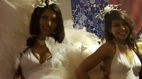 Burlesque event danseressen